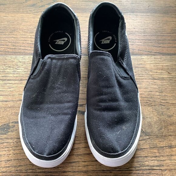 Nike Court Legacy black slip men’s size 11 shoes - Picture 2 of 9